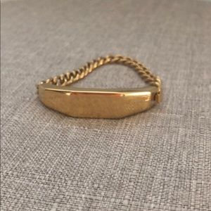 Madewell brassy gold bracelet